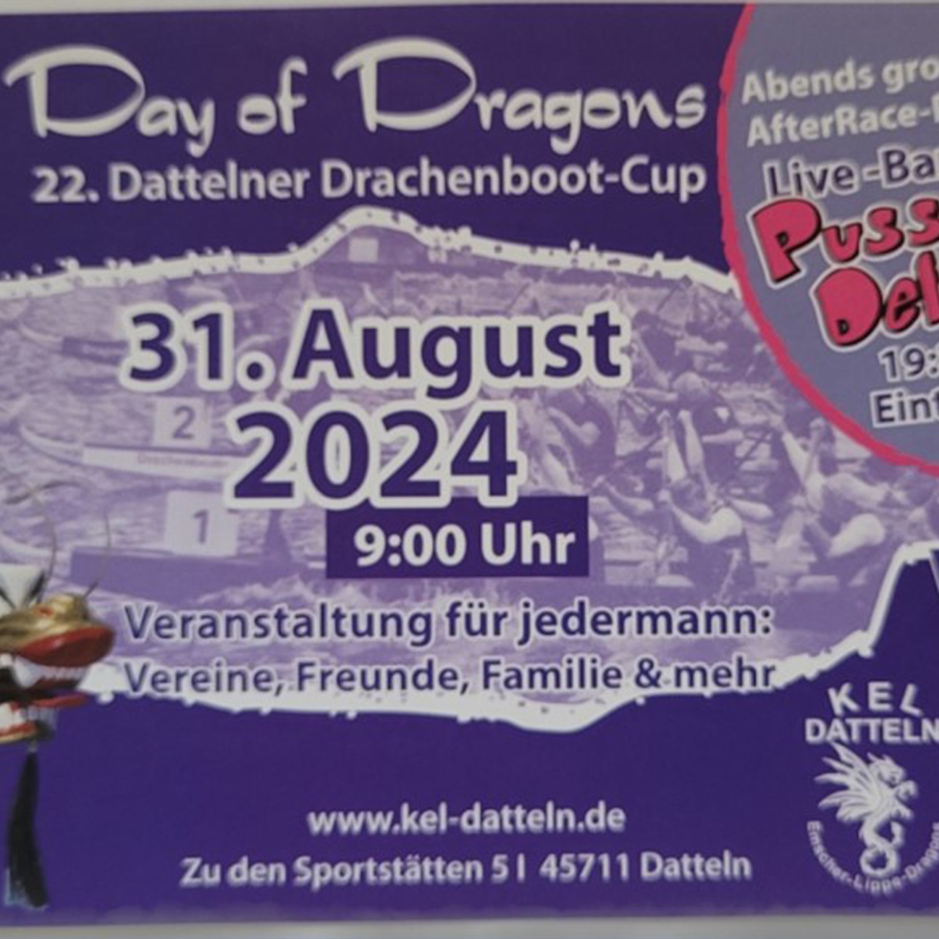 9. Day of Dragons Datteln 22. Dattelner Drachenboot Cup